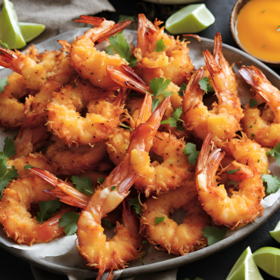 Coconut with Mango Chili Sauce