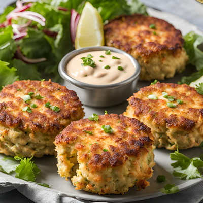 Crab Cakes with Remoulade Sauce (full 24pcs, half 12pcs)