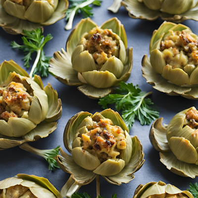 Stuffed Baby Artichoke Hearts